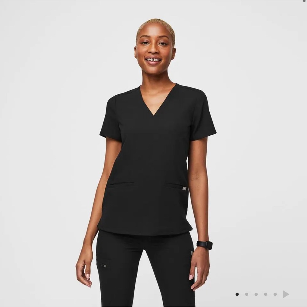 Black Figs Scrub Top